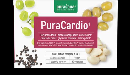 Actual product image Purasana PuraCARDIO 5 in 1 Vitamin Complex Vegetarian (Capsules, 16.90 g)