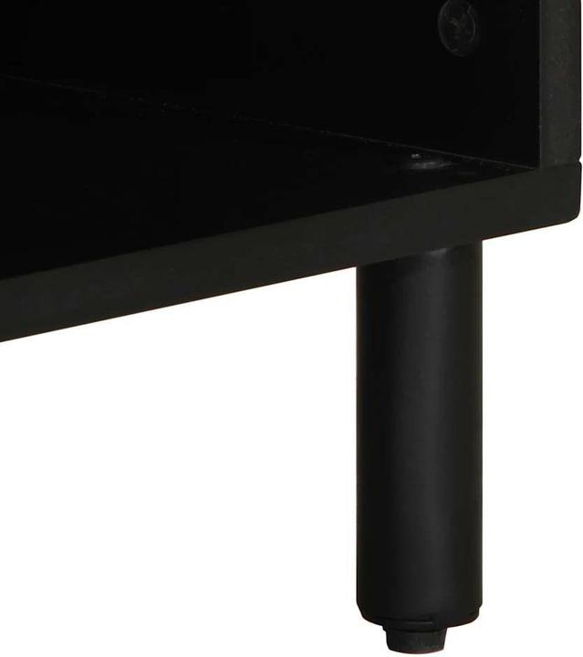 Image du produit VidaXL Armoire TV Lowboard Meuble TV Noir Bois de manguier brut (100 x 33.5 x 46 cm)