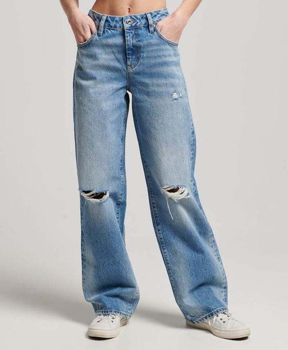 Actual product image Superdry Organic Cotton Mid Rise Wide Leg Jean (W28/L30)