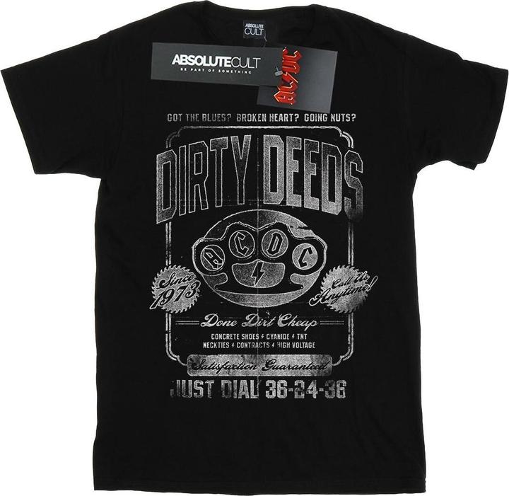 Produktbild AC/DC Just Dial Cotton Boyfriend TShirt (XL)