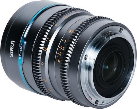 Immagine prodotto Sirui Obiettivo Cine Nightwalker Series 16mm T1.2 S35 a fuoco manuale (attacco E, grigio canna di fucile) (Sony E, APS-C / DX)