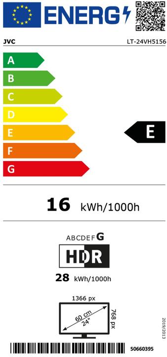 Energie-Label JVC LT-24VH5156 (24", LED, HD ready)