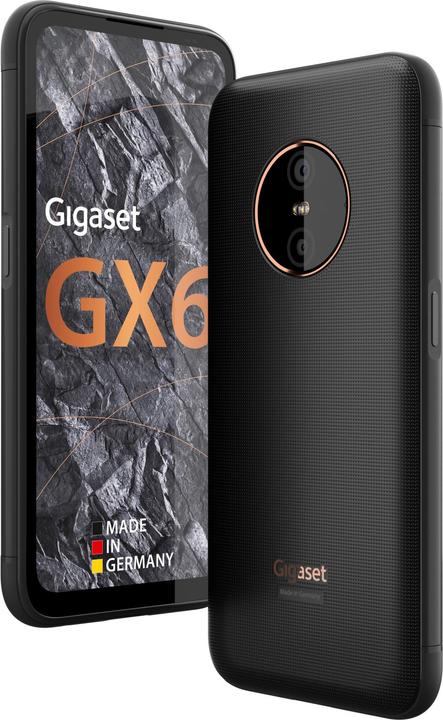 Image du produit Gigaset GX6 PRO (128 Go, Noir, 6.60", SIM + eSIM, 50 Mpx, 5G)