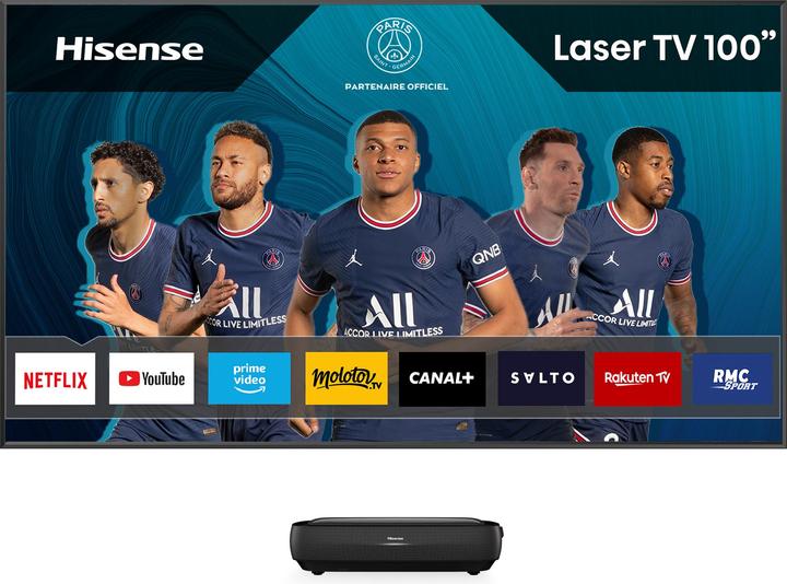 Produktbild Hisense 100L9G-D12 inkl. ALR Daylight Leinwand (4K, 3000 lm)