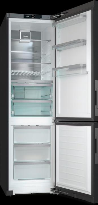 Produktbild Miele Kühl- / Gefrierkombination KFN 4898 A-10 D Blacksteel (362 l)
