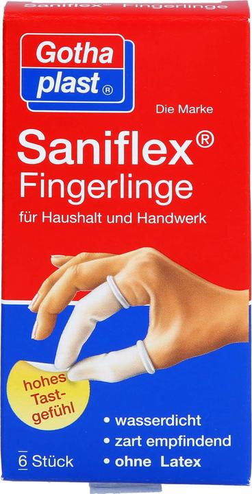 Actual product image Gothaplast 6 fingertip plasters Saniflex® 433381 beige (1 x)