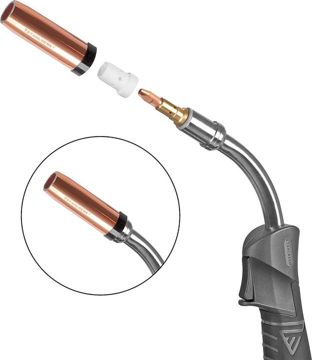 Produktbild Stahlwerk MIG MAG Verschleissteile Set 26tlg AK501D MB501D Schweissbrennerzubehör