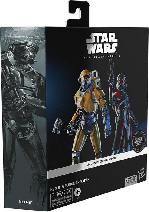 Productafbeelding Hasbro Star Wars: Obi-Wan Kenobi Black Series Actiefiguren 2-Pack NED-B & Purge Trooper Exclusief 15 cm