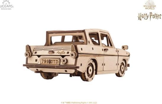 Actual product image Ugears Flying Ford Anglia