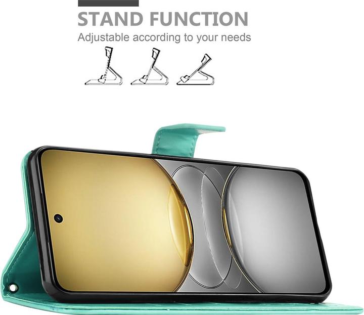Produktbild Cadorabo Hülle für Realme C75 mit Blumen Muster (Siemens CC75)