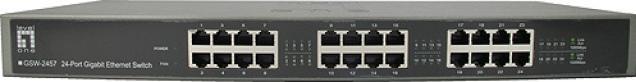 Produktbild LevelOne GSW-2457: 24Port Switch, 1Gbps (24 Ports)