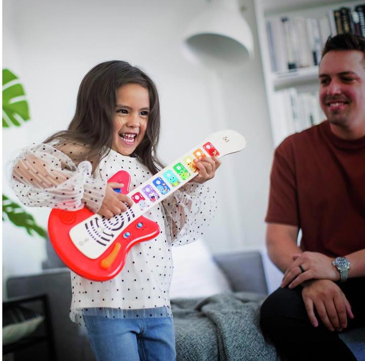 Produktbild Hape Deluxe Magic Touch Guitar (Deutsch, Französisch, Italienisch, Englisch)