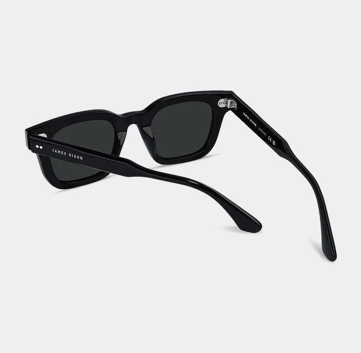 Immagine prodotto James Dixon Schwarz/Grau – Milton – Quadratisch – Acetat – Sonnenbrille