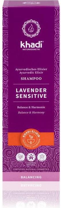 Actual product image Khadi Elixir Shampoo Lavender Sensitive 200 ml (200 ml, Liquid shampoo)