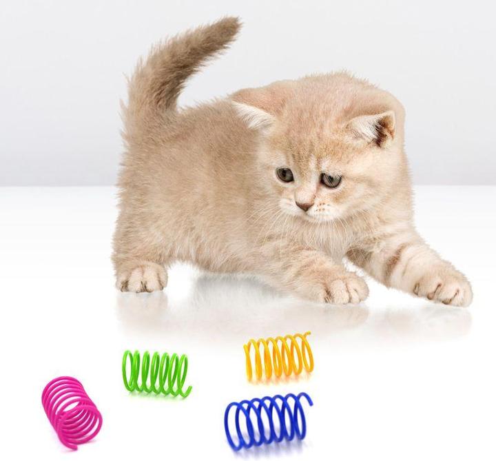 Image du produit Hermex Ressorts en spirale Jouet pour chats Jeu d'adresse Jouet à ressorts