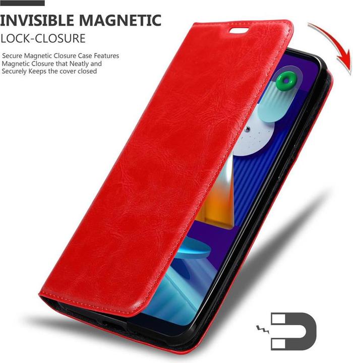 Actual product image Cadorabo Book Invisible Magnet Cover (Samsung Galaxy A11, Samsung Galaxy M11)