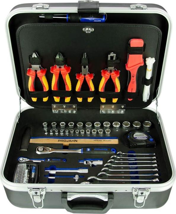Produktbild Projahn Elektro Werkzeugkoffer metrisch 6-kant 128-tlg. (128 Teile)