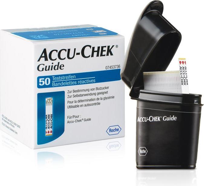 Image du produit Accu-Chek Bandelettes de test Guide (50) (Bandelette réactive)