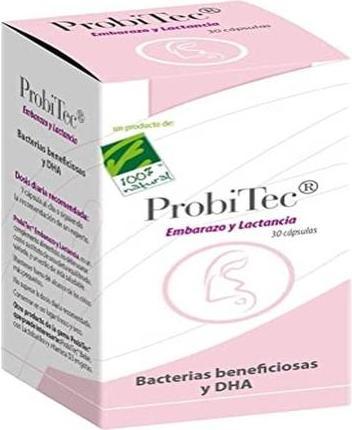 Actual product image 100% Natural Nutricosmetics Probitec Eye 30 Capsules