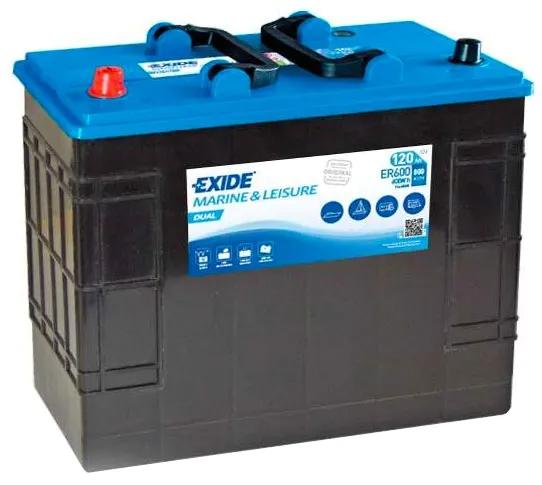 Exide ER600 Dual supply battery 12V 120Ah 800A (12 V, 120 Ah)