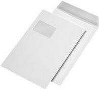 Produktbild Mailmedia Versandtasche C4 haftklebend, mit Fenster, weiss - für den Markt: D - L - A (388320) (250 x)