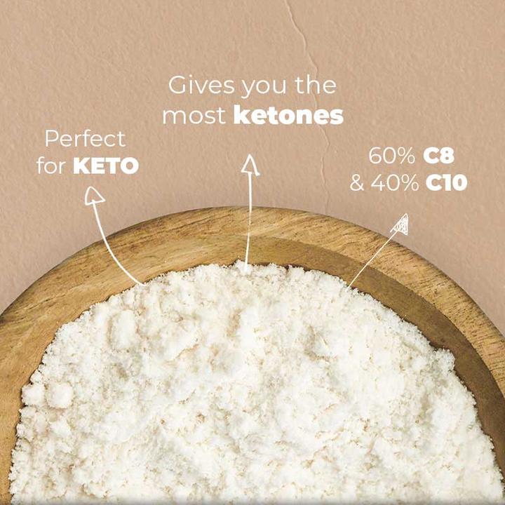 Actual product image Go-Keto Premium MCT powder (1 Piece, Powder, 250 g)