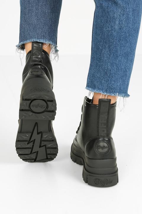 Actual product image Buffalo Vegan Aspha Zip Platform Ankle Boot (37)
