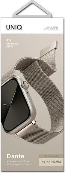 Productafbeelding Uniq Uniek bandje Dante Apple Watch Series 4/5/6/7 (44 mm, Roestvrij staal)