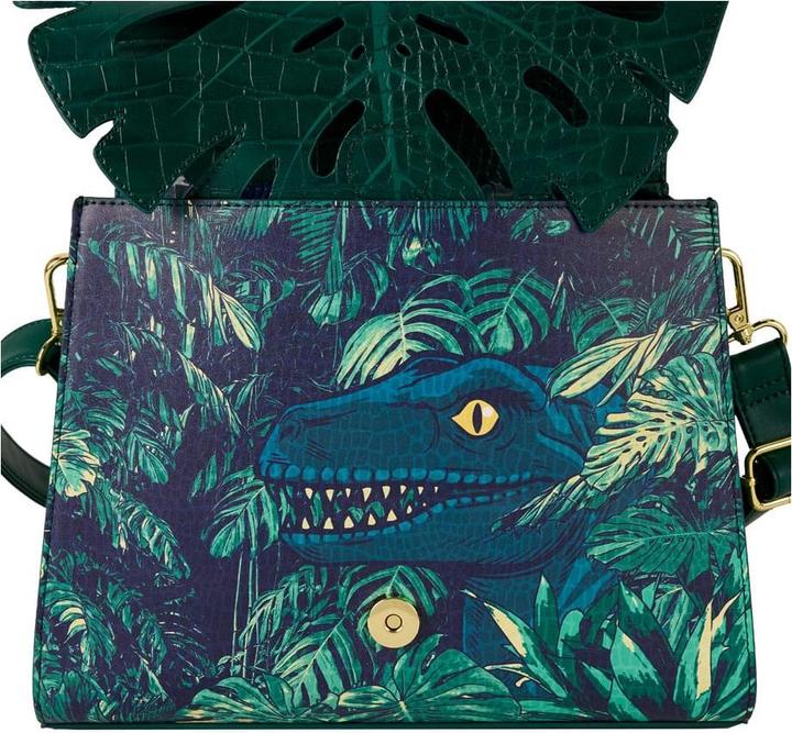 Actual product image Loungefly Jurassic World Velociraptor shoulder bag