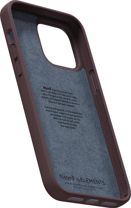 Actual product image Njord Genuine Leather Case Iphone 14 (Apple iPhone 14 Pro Max)