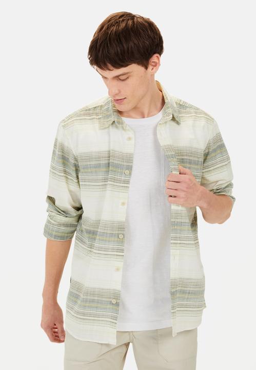 Actual product image Camel Active Gestreiftes Hemd aus reiner Baumwolle (L)