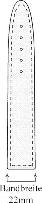 Immagine prodotto Cbx Cinturino in tela da 22 mm (22 mm, Nylon)