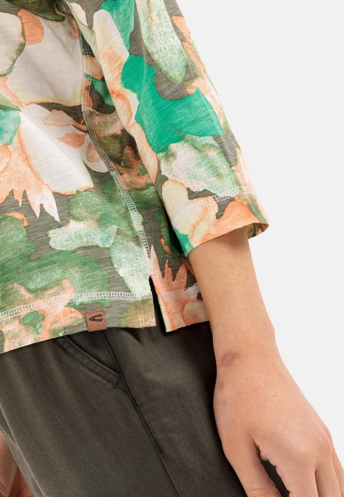 Actual product image Camel Active T-shirt with all-over print in organic cotton (M)