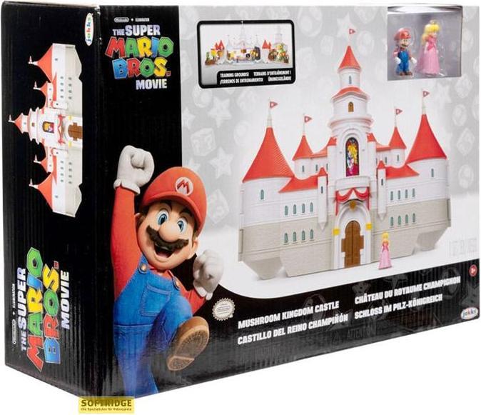 Actual product image Jakks Pacific Super Mario Movie - Mini World DLX Peach Castle Playset (417154)