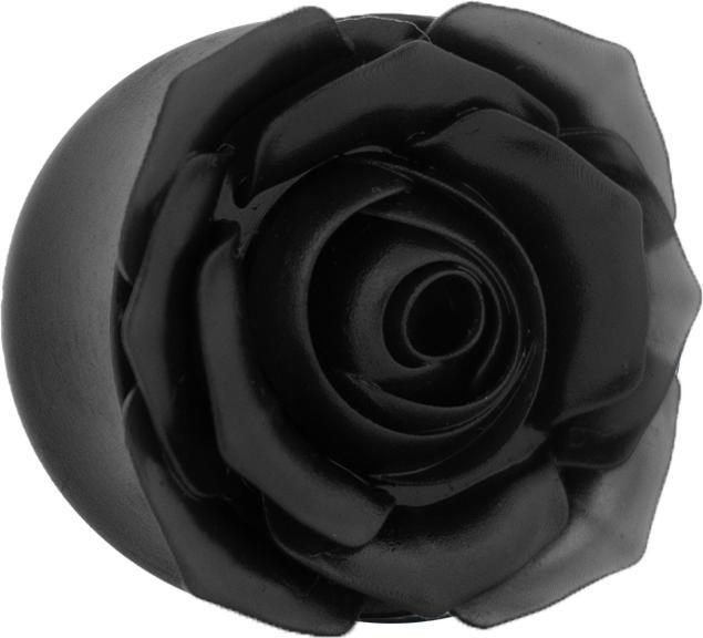 Star Piercing Flared Tunnel schwarz Rose (Harz, ohne Messing)