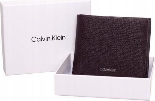 Actual product image Calvin Klein Minimalism Bifold 5CC W/Coin Chester Brown