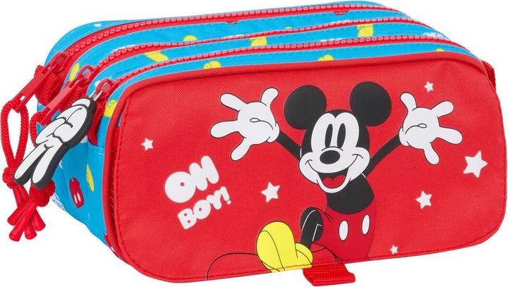 Image du produit Mickey Mouse Club House Étui double polyvalent Mickey Mouse Clubhouse Bleu Fantastique Rouge 21,5 x 10 x 8 cm