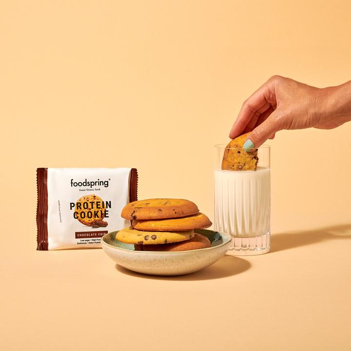 Actual product image Foodspring Protein Cookie (Chocolate chip, 12 pcs., 600 g)