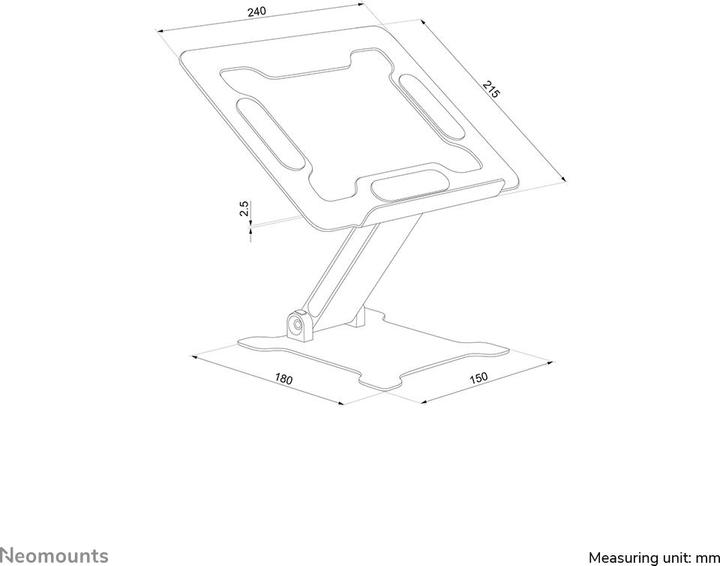 Actual product image Neomounts DS20-740BL1