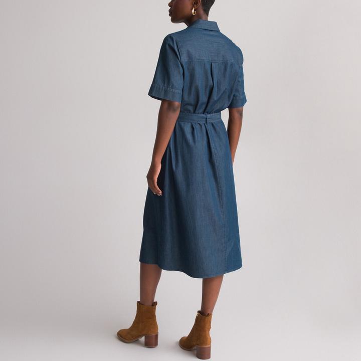 Produktbild Anne Weyburn Ausgestelltes Midi-Kleid aus Denim (40)