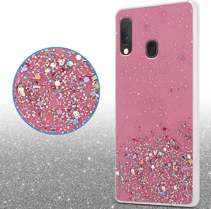Image du produit Cadorabo Couverture TPU paillettes scintillantes (Samsung Galaxy A20e, Samsung Galaxy A10e)