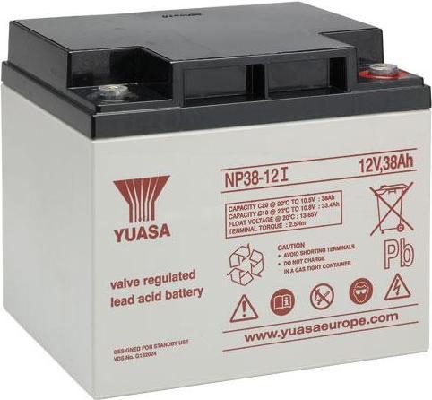 Image du produit Yuasa NP38-12I Blei-Akku mit M5 Gewinde, 12 Volt, 38Ah (12 V, 38 Ah)