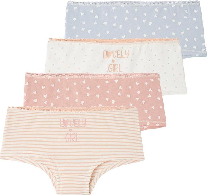 Produktbild Vertbaudet 4er-Pack Mädchen Shortys BASIC OEKO-TEX® (128, 4er Pack)