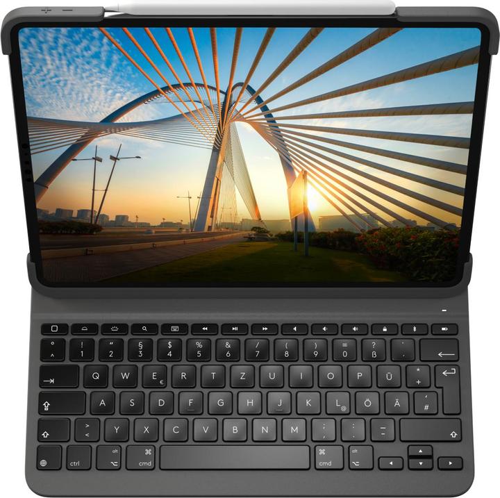 Produktbild Logitech Slim Folio Pro (DE, iPad Pro 12.9 2018 (3. Gen), iPad Pro 12.9 2020 (4. Gen))