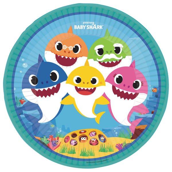 Image du produit Amscan Assiettes Baby Shark (8 x)