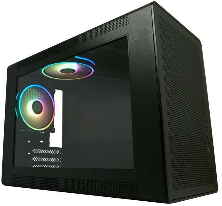 Actual product image LC-Power Gehuse Gaming LC-716MB-ON Amplified X retail (Mini-ITX, mATX)