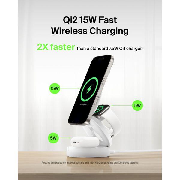 Productafbeelding Belkin Boost Charge Z-Fold 3-in-1 Qi2 (15 W)