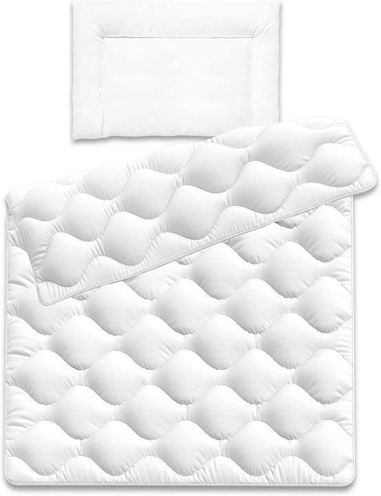 Milkii Duvet Steppdecke 135 x 100 cm + Kissen 40 x 60 cm, 4-Jahreszeiten (135 x 100 cm)