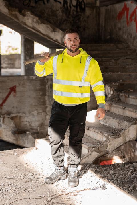 Immagine prodotto Korntex Felpa con cappuccio Hi-Vis (XXL)