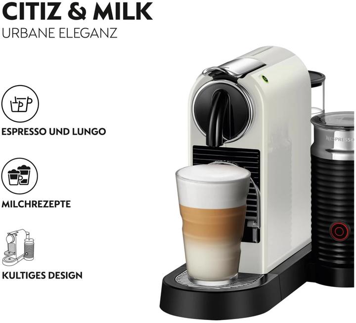Image du produit De'Longhi Nespresso CitiZ & Milk (NESPRESSO Original, Prise UE)